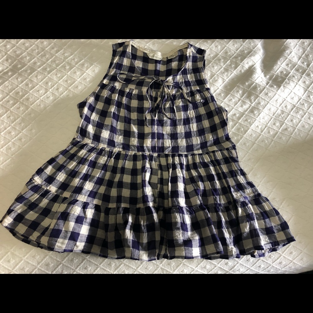 Flowy Gingham top from anthropology